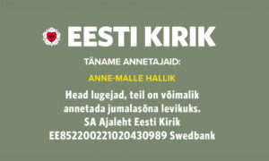 Täname kõiki annetajaid!