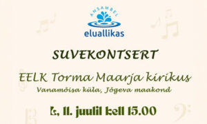 Suvekontsert Torma kirikus