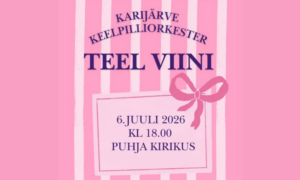 Karijärve keelpilliorkester Puhja kirikus
