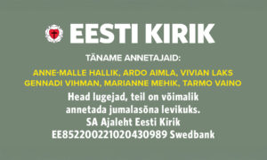 Täname kõiki annetajaid!