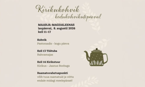 Kirikukohvik kodukohvikutepäeval