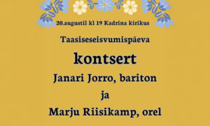 Taasiseseisvumispäeva kontsert Kadrinas