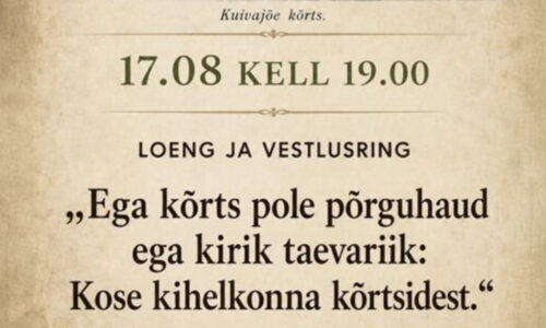 Loeng kõrtsidest Kose kihelkonnapäevadel