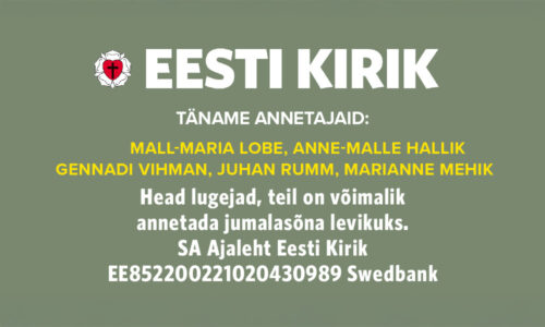 Täname kõiki annetajaid!