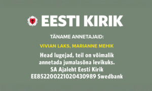 Täname kõiki annetajaid!