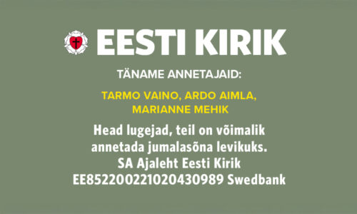 Täname kõiki annetajaid!