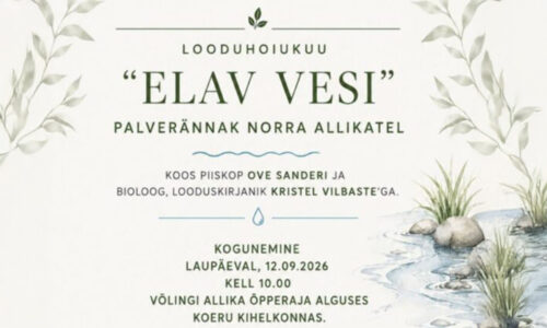 Looduhoiukuu palverännak allikale