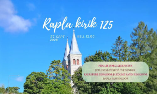 Rapla kirik saab 125. aastaseks