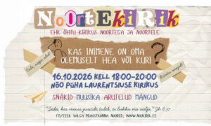 Nõo kirikus „Noortekirik“