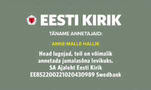Täname kõiki annetajaid!
