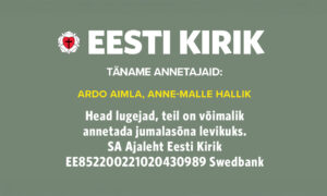 Täname kõiki annetajaid!